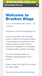 Mobile Screenshot of brookesblogs.net